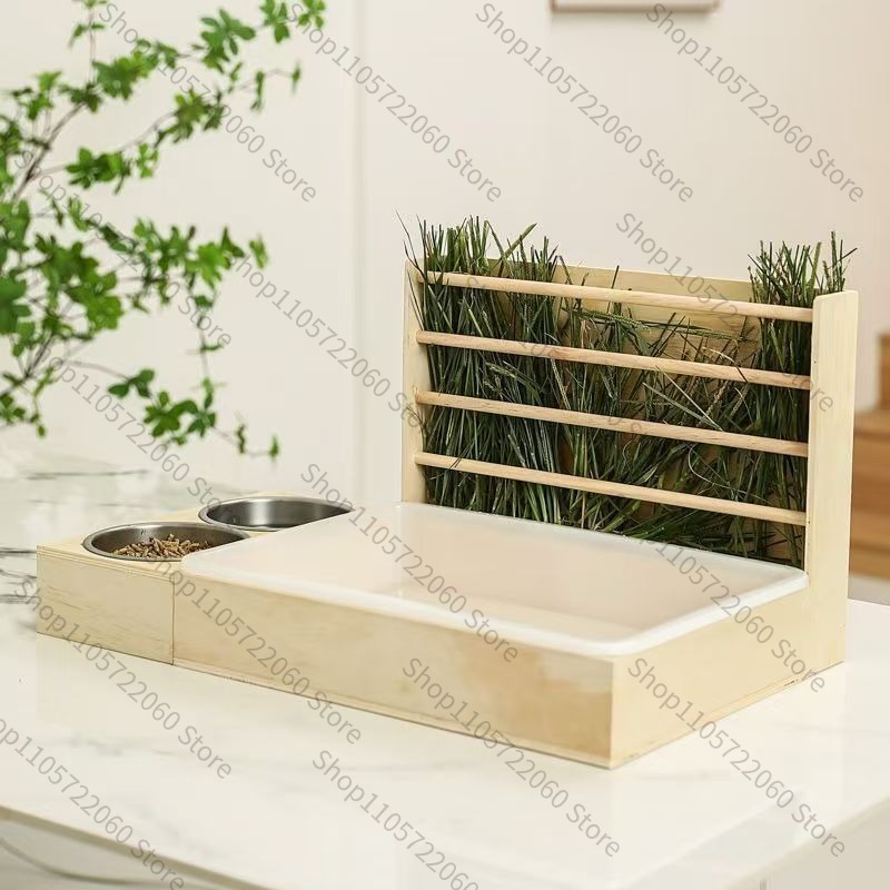 Mangeoire à foin en bois pour  - Pet Feeders avis et prix